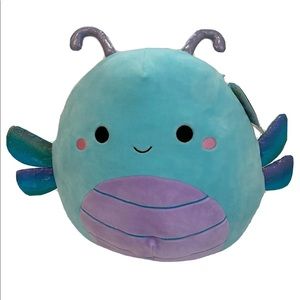 Squishmallow Plush Heather Dragon Fly 12" Blue Purple With Tag Kellytoy 2020